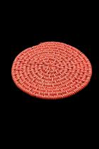 1 Dark Red Telephone Cable Wire Disc - South Africa 2