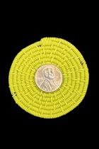 1 Chartreuse Telephone Cable Wire Disc - South Africa 1