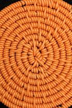 Set of 2 Orange Telephone Cable Wire Discs - South Africa 2