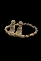 Iron Shrine Bracelet wth Couple - Bwa People, Burkina Faso 1