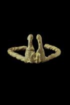 Shrine Bracelet wth Couple Facing Each Other - Bwa People, Burkina Faso