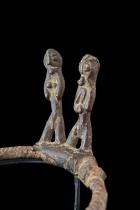 Mounted Shrine Bracelet wth Standing Couple - Bwa People, Burkina Faso 3