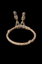 Mounted Shrine Bracelet wth Standing Couple - Bwa People, Burkina Faso 4