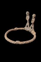 Mounted Shrine Bracelet wth Standing Couple - Bwa People, Burkina Faso 5