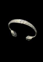 Silver Bracelet - Tuareg People, nomads of the south Sahara.