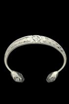 Silver Bracelet - Tuareg Nomads, south Sahara. 2