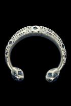 Chunky Silver Bracelet - Tuareg People, south Sahara.