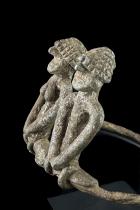 Aluminum Shrine Bracelet wth Couple - Bwa People, Burkina Faso 2