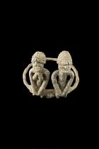 Aluminum Shrine Bracelet wth Couple - Bwa People, Burkina Faso 7