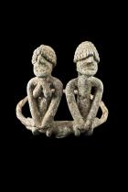 Aluminum Shrine Bracelet wth Couple - Bwa People, Burkina Faso 8