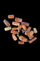 18 Carnelian Beads 1