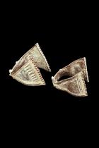 Pair of Copper Alloy Anklets - Kasena or Nankana People, southern Burkina Faso. 4