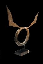 Hand-Forged Iron Currency Torque - Mumuye or Chamba People, Nigeria. 3