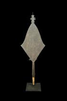 Iron Staff Finial Ceremonial Spear Currency, Mbole People, Democratic Republic of Congo.