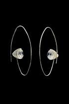 Clear CZ ( Cubic Zirconium) and Sterling Silver Earrings 5