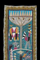 Kaross Embroidered Wall-hanging - South Africa 2