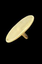 Large Natural Polished  Horn Ring #4 2