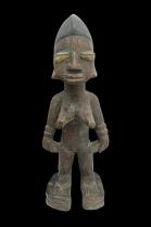 Single Female Ibeji Figure with Sandals - Yoruba People, Nigeria 7