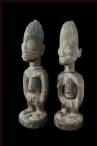 Ibeji Pair - Yoruba People, Nigeria (#0290) 1