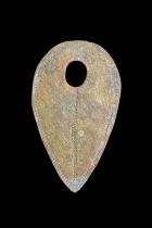 3 x Bronze Shield Pendants/ Hair Ornaments -  Sidamo, Ethiopia 3