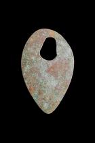 3 x Bronze Shield Pendants/ Hair Ornaments -  Sidamo, Ethiopia 6