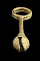 Bronze Bell/Ring Pendant -Vere People bordering Cameroon and Nigeria 5